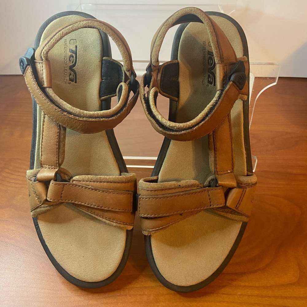 Teva Waterproof Leather Strap Sandals Weekender Shoes Men’s 8